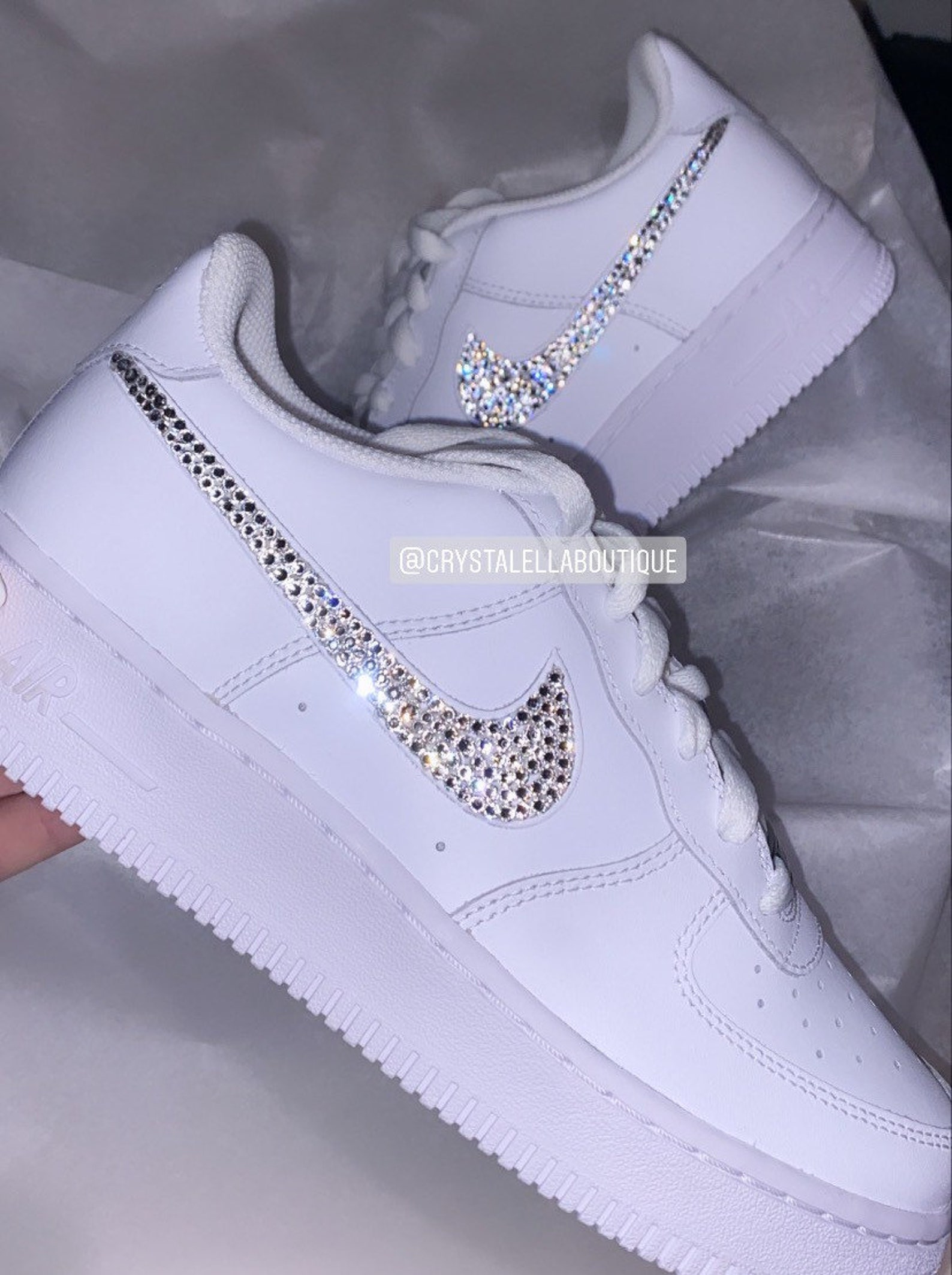 crystal nike air force 1