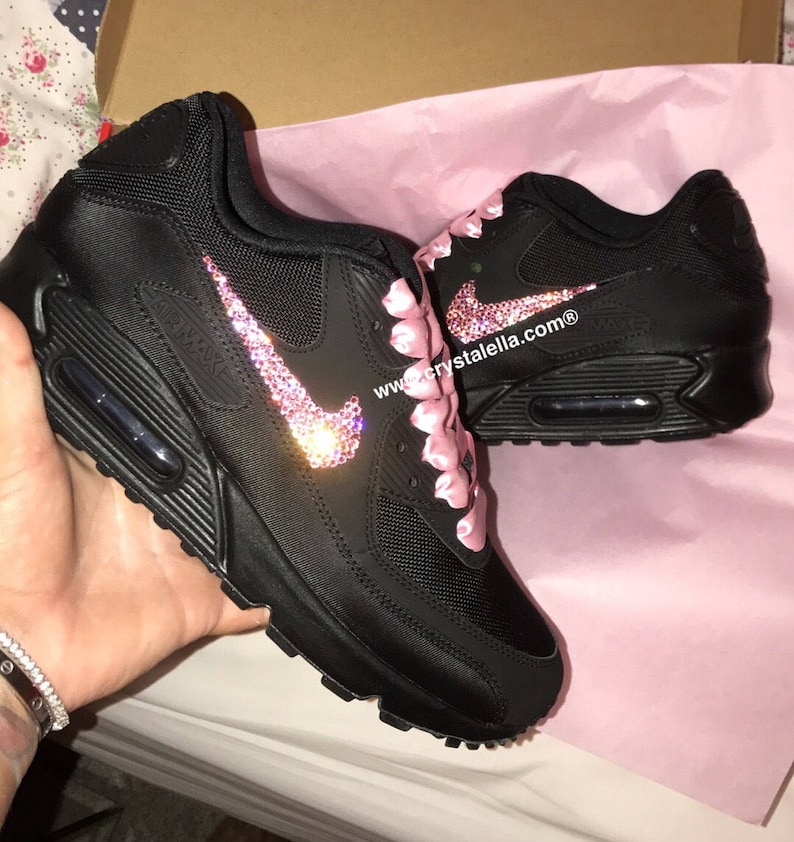 Nike Air Max Barbie Swarovski Crystal Sneakers Kicks | Etsy