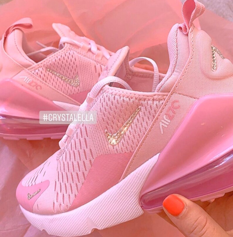 swarovski nike air max 270 pink