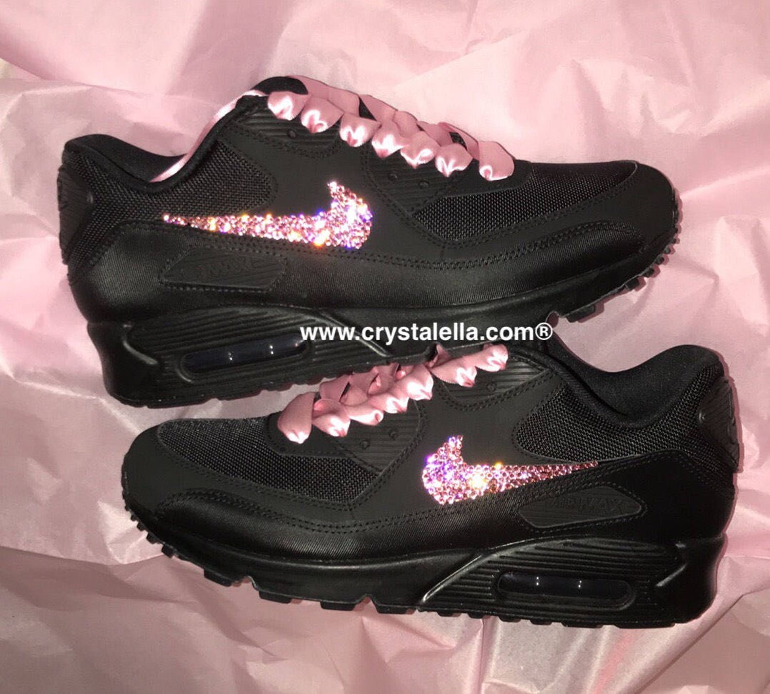 Nike Air Max Barbie Swarovski Crystal Sneakers Kicks | Etsy