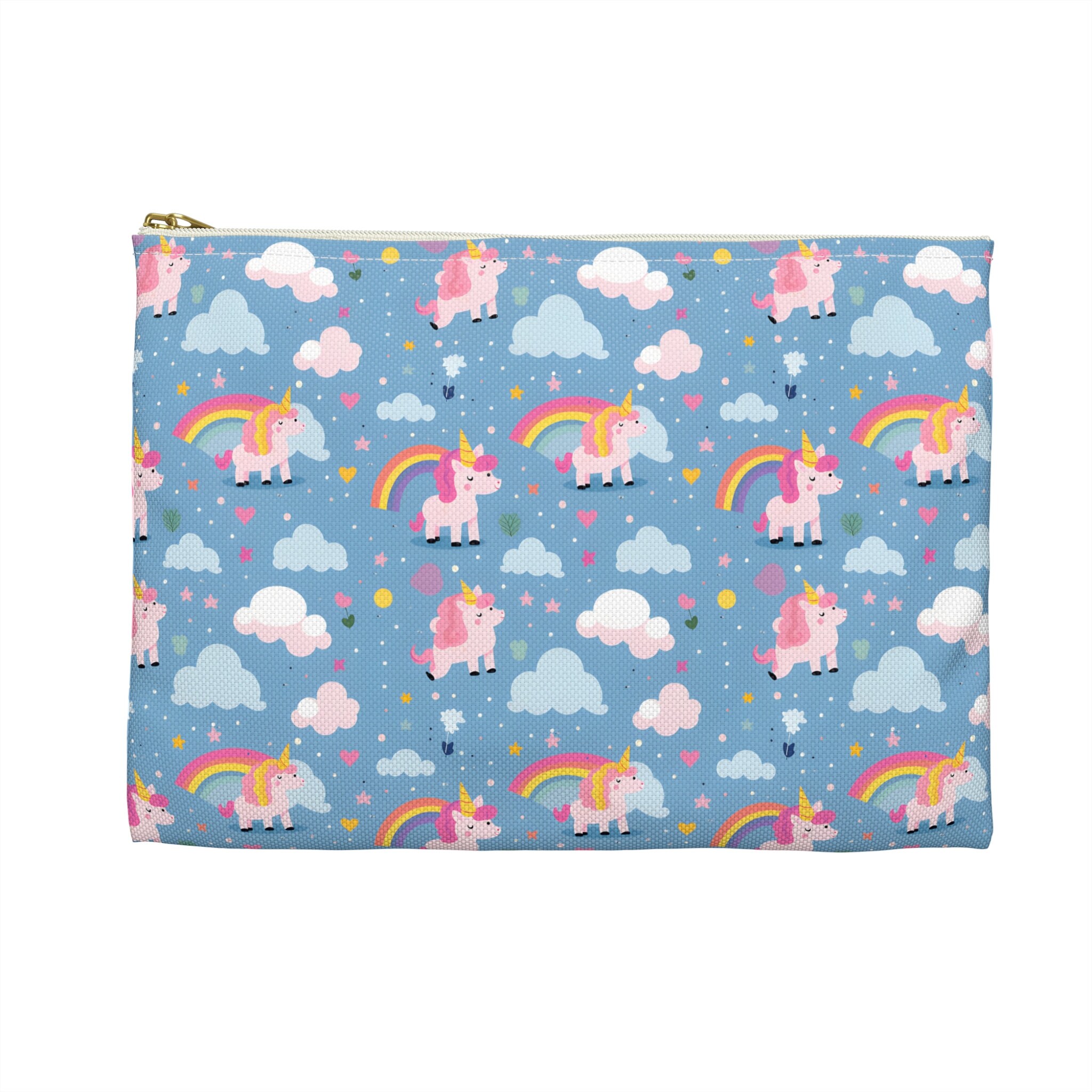 Accessory Pouch: Unicorn Clouds Pouch | Gift for them, Unicorn magic, make-up pouch, accessories, pencil bag