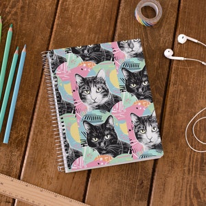 Adorable Cat Spiral Notebook – Perfect for Cat Lovers and Writers