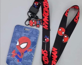 Spiderman Lanyard NEW UK Seller Keyring ID Holder Strap Superhero Spider-man Spiderman Lanyard NEW UK Seller Keyring ID Holder Strap Superhero Spider-man