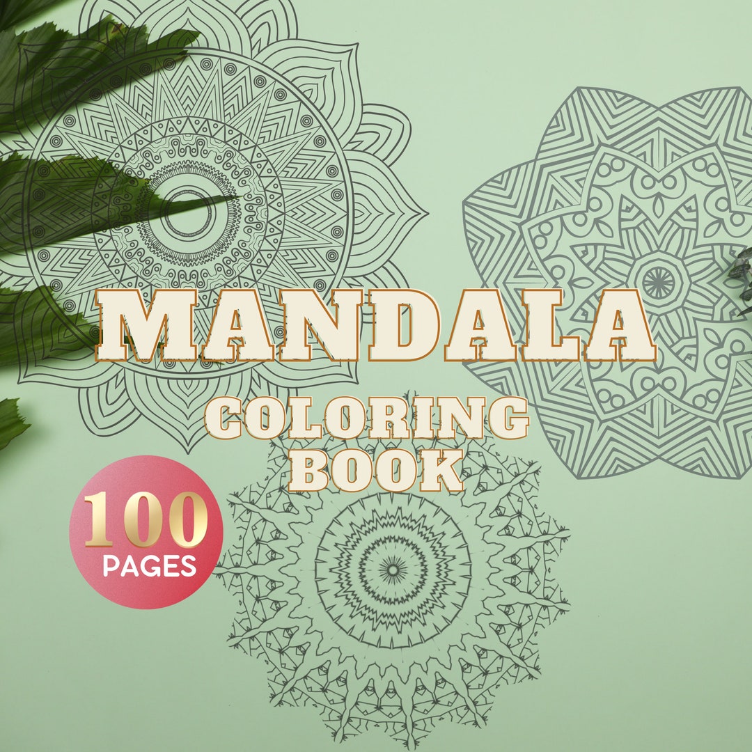 Adult Mandala Coloring Book / Digital Download - Etsy