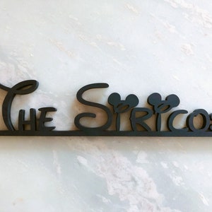 Teacher Disney Style Desk Name Plate, Customized Wooden Desk Sign 1/2 in, Personalized Laser Cut Gifts, Unique 3D Office Desk Name Plate