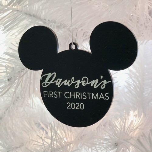 Mickey Mouse Christmas Ornament-disney Ornament-unique - Etsy