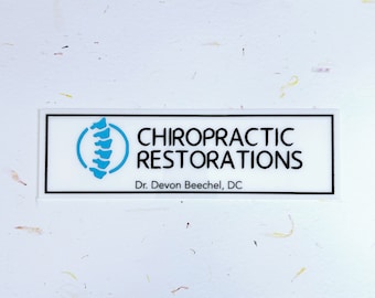 Personalized Business Door Sign: Custom Office Signage with Logo