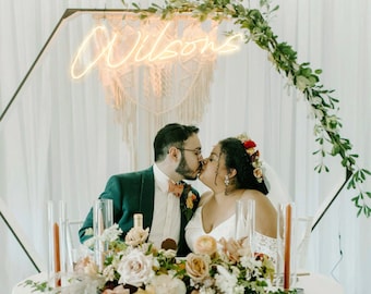 Custom Neon Wedding LED Sign | Personalized Wedding Decor