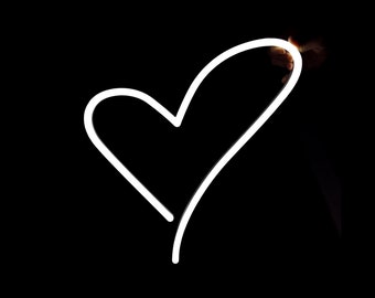 Heart Neon Sign 14&quot;x15&quot; LED Neon Heart Light | Romantic Valentine&#39;s Day Gift & Wedding Gift