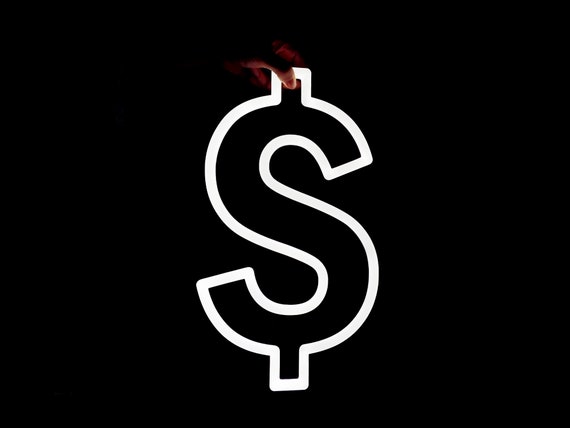 Money Neon Sign Dollar LED Neon Light - Etsy