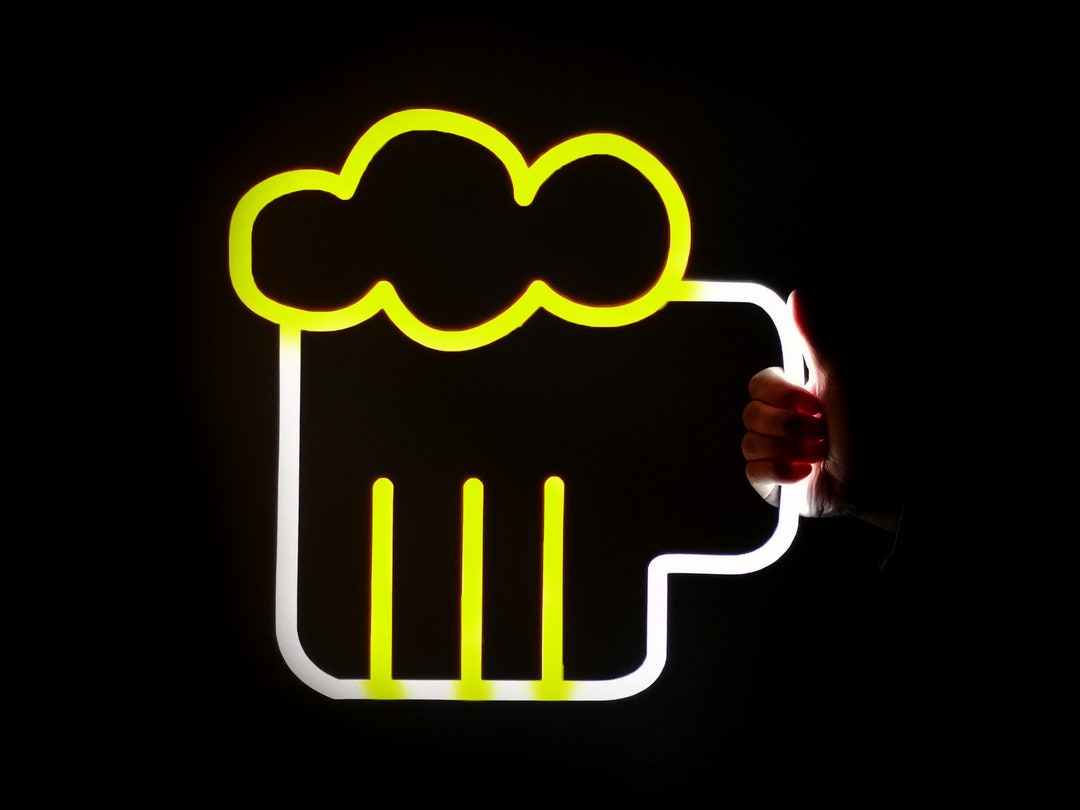 Neon Beer Sign Light up Craft Beer Neon Mug Bar Lights Etsy