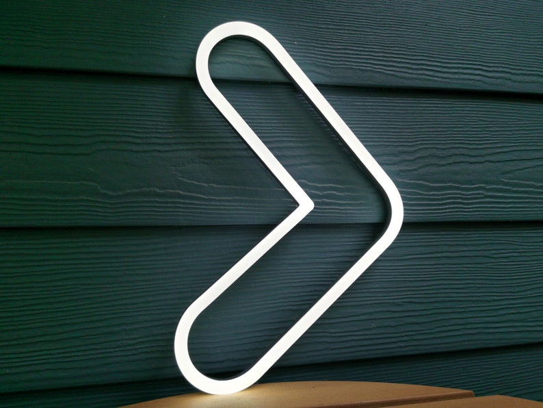 Arrow Symbol Neon Sign Arrow Icon LED Light Left Right up Down | Etsy