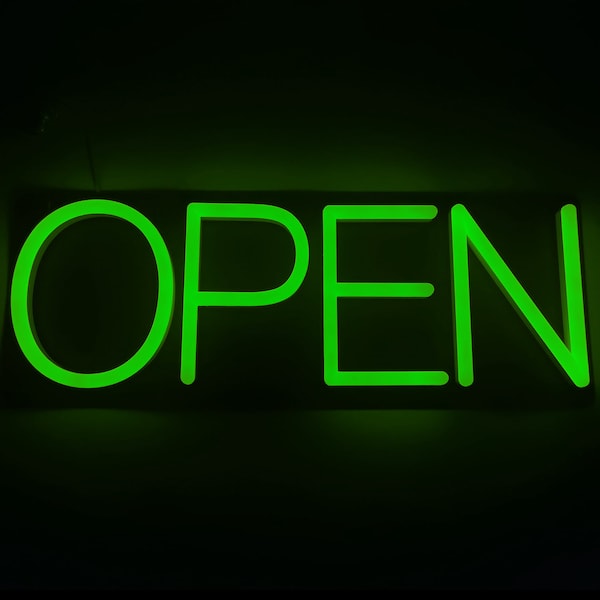 Lighted Open Sign - Etsy