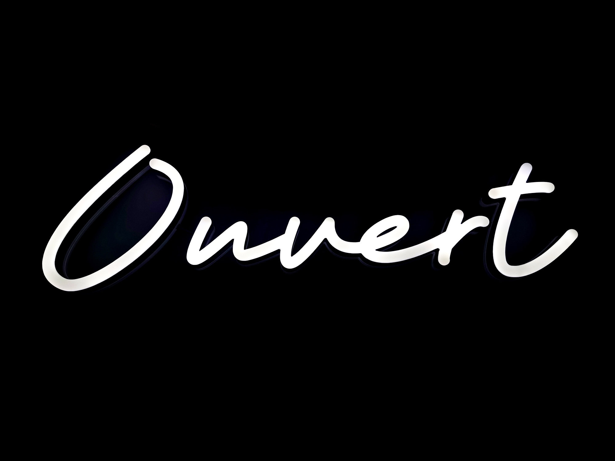Ouvert & Open sign Neon Sign LED Open Sign Store Sign Business Sign Window Sign 