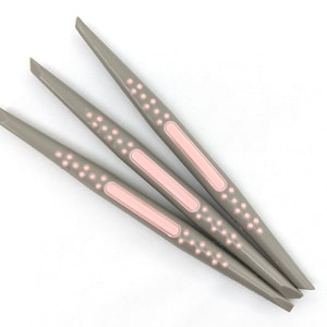 Set of 3 Silicone pen tools for epoxy resin - choose Chisel tip or Round tip - itty bitty bead bus - reusable resin mold tool