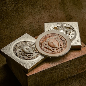 3D Leather Medusa Gorgona Embossing Die