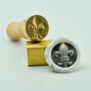 3D Wachs Siegel - Fleur De Lis (WS12)