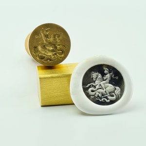 Sigillo di ceralacca 3D - San Giorgio (WS02)