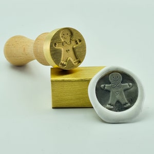 3D-Wachssiegel - Cookie Guy (WS15)