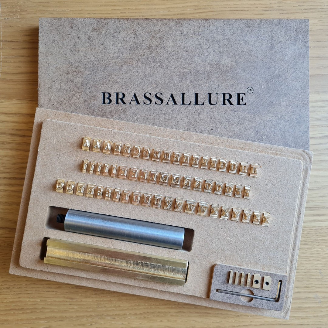 Brass Letter Stamping Set: Times New Roman Font, 57 Pieces - Etsy