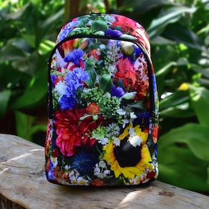 Sac à dos tournesol, rentrée scolaire, cartable universitaire