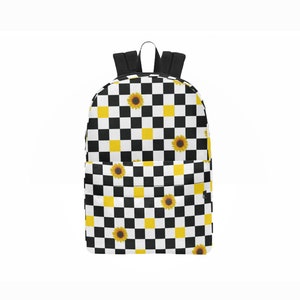 Checkered sunflower vans backpack shop