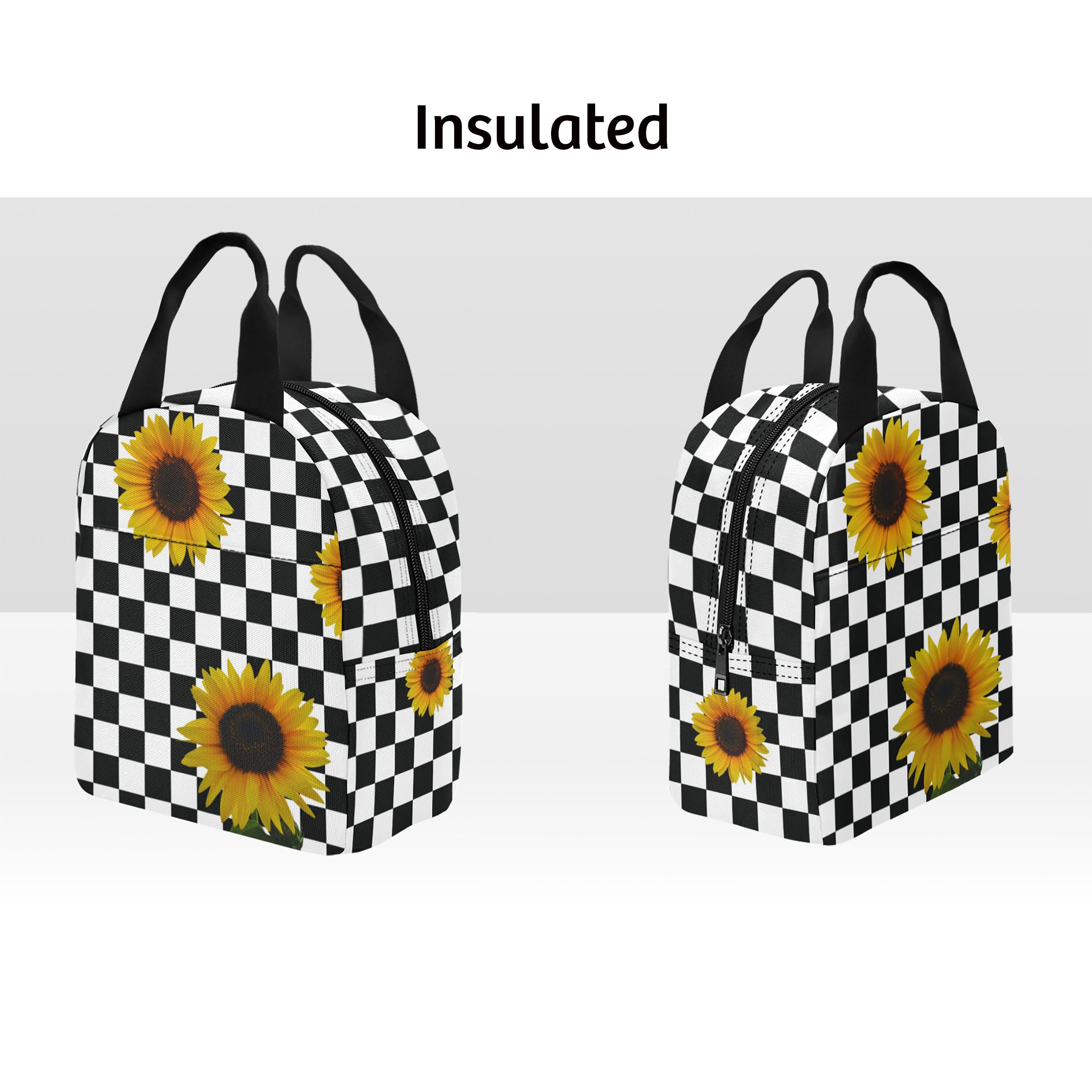 Vans sunflower top lunch bag