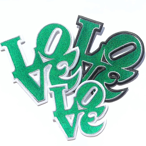 Love Eagles Letters Patch,  Custom Embroidery