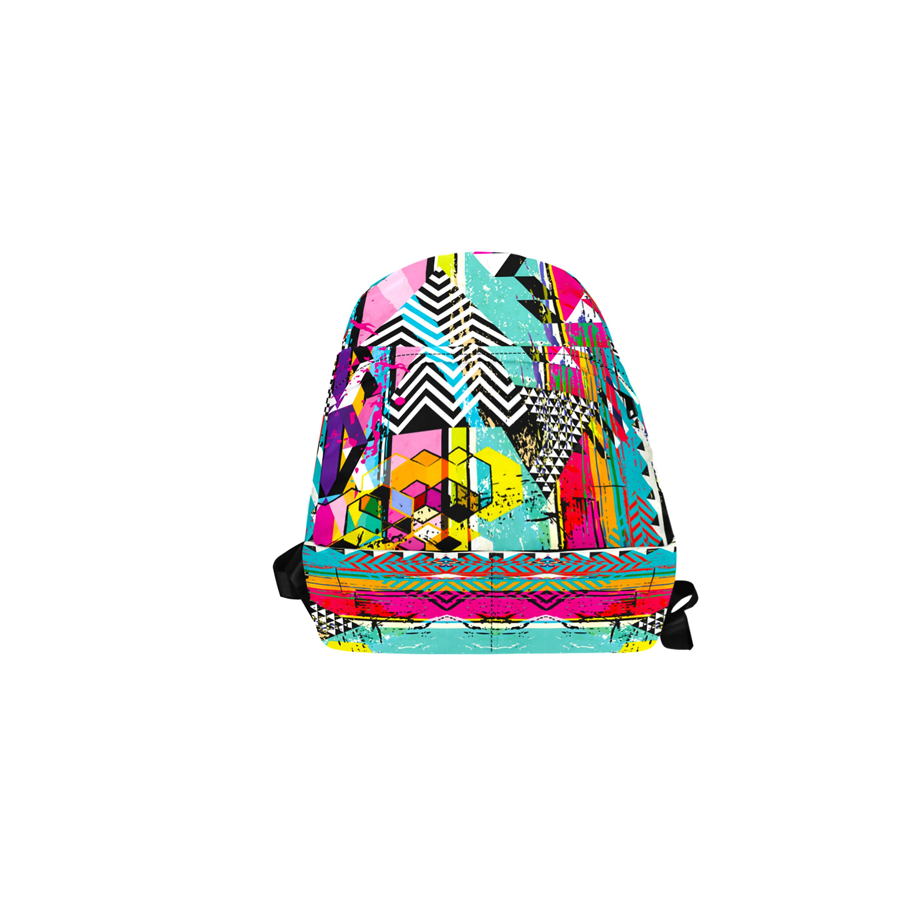 Abstract Basketball Backpack Abstract Design Backpack, Back to School Colorful Design Bookbag, Cool ...