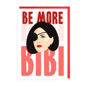 Be More Bibi Card, Bad Sisters, Sarah Greene, Commedia irlandese, Dramma, Benda sull'occhio tosta, Mistero di omicidio, Sharon Horgan, Femminista, Donne forti