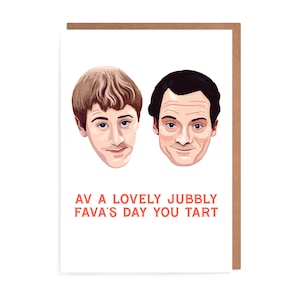 Biglietto d'auguri per la festa del papà Only Fools, Del Boy, Rodney Trotter, Fools & Horses, British Dad TV London, Torta divertente, Sarcastico, Lovely Jubbly, Joke Da