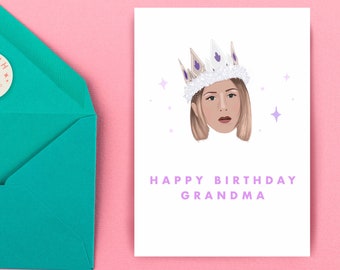 Rachel Green 30th Birthday Card Friends 30 Thirty Funny TV Show Sitcom Comedy Jennifer Aniston Blonde Girl Queen Party Sucks Club Grandma