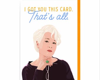 That's All Card: Devil Wears Prada, Miranda Priestly - Made in UK