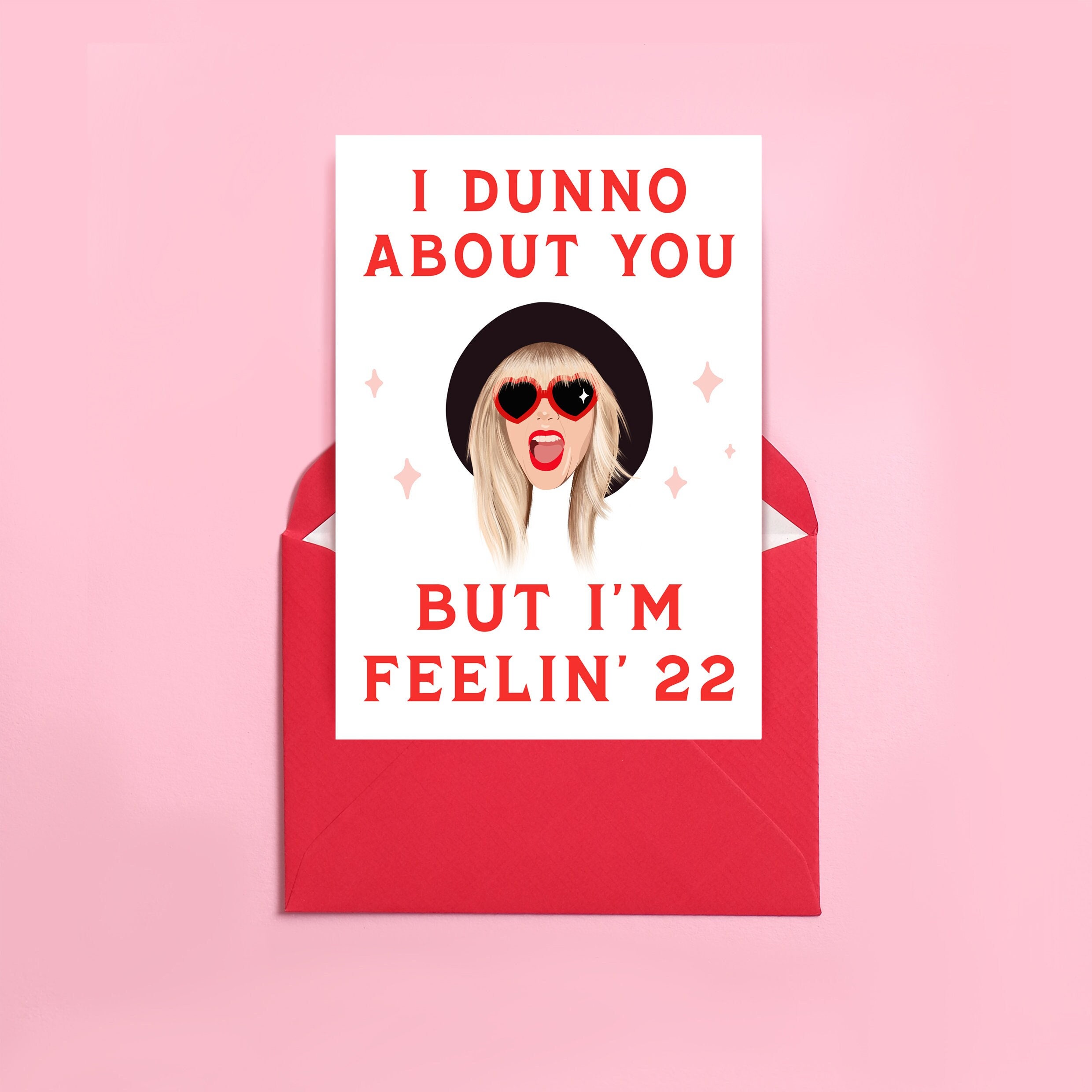 Taylor Swift 22 Greeting Card for Sale by violetskiess