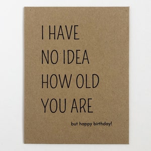 Funny Birthday Card Birthday Gifts For Her Birthday Card For Mom Birthday Card For Him Greeting Cards Handmade Bday Gifts For Boyfriend image 1