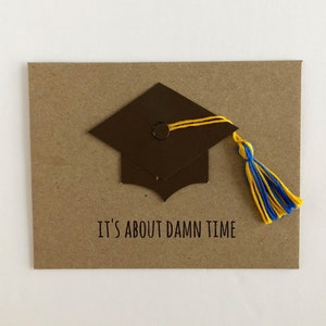 Funny Graduation Card Funny Congratulations Card Graduation Gift Encouragement Card Greeting Cards Handmade Funny College Graduation Gift