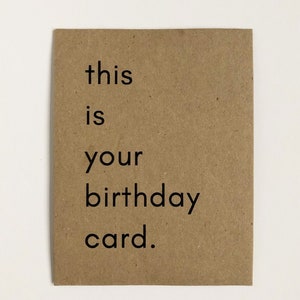 Funny Birthday Card Birthday Gifts For Her Birthday Card Boyfriend Birthday Card For Him Greeting Cards Handmade Bday Gifts For Boyfriend image 1