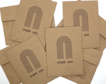 Thank You Gifts Wedding Thank You Cards Greeting Cards Handmade Thank You Cards Set Thank You Notes Eco Friendly Products recycled paper