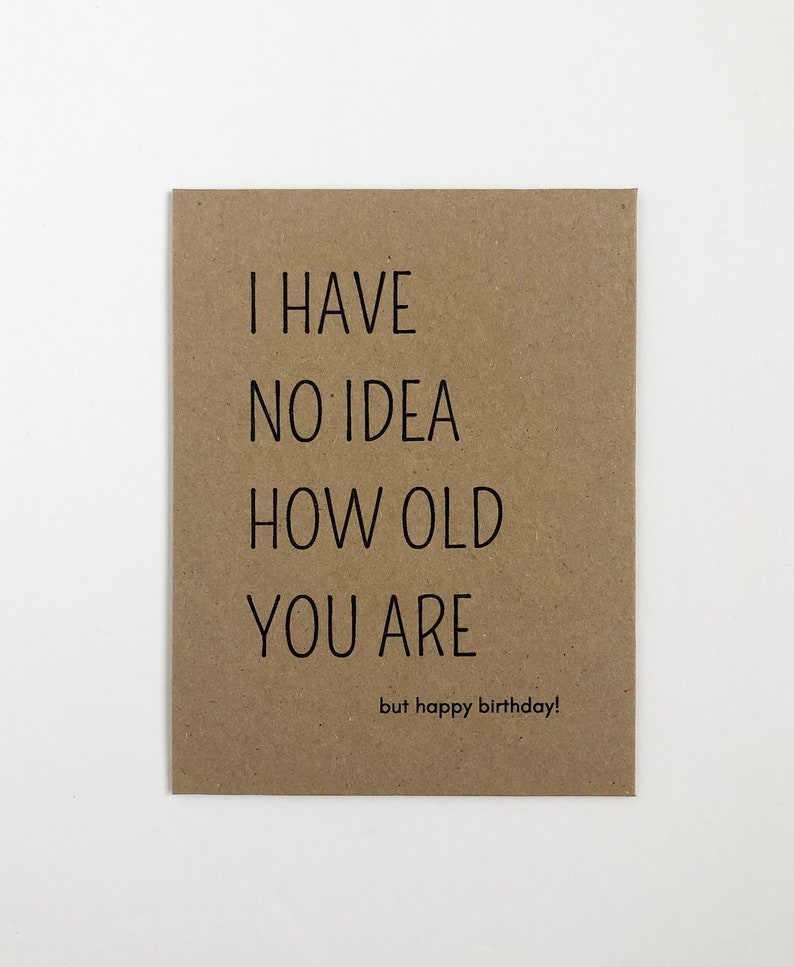 Funny Birthday Card Birthday Gifts For Her Birthday Card For Mom Birthday Card For Him Greeting Cards Handmade Bday Gifts For Boyfriend image 1