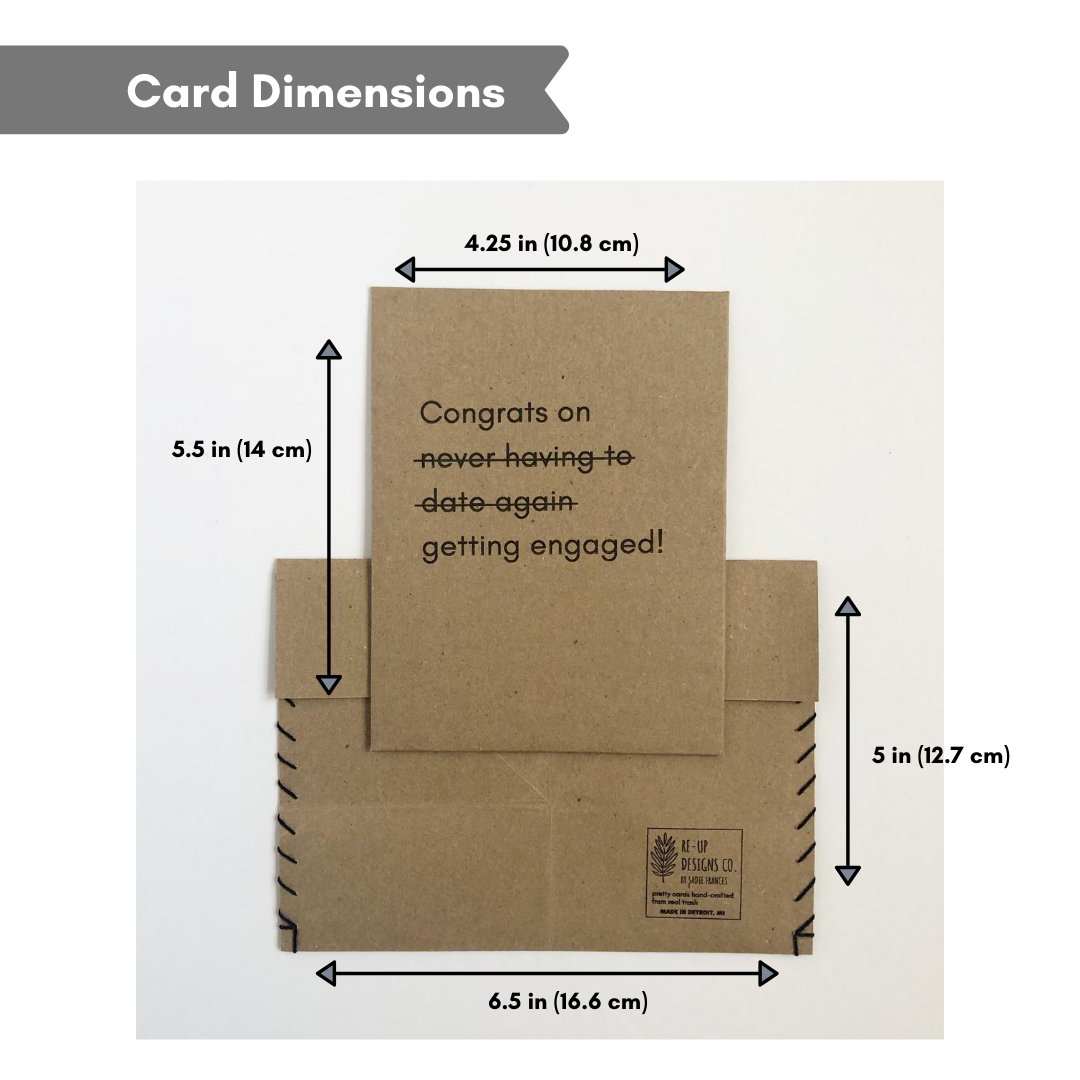 Personalised Congratulations On Your Engagement Card Cartoon Couple Son Daughter