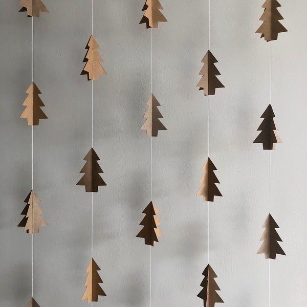 Christmas Decorations Holiday Decorations Winter Wedding Decor Holiday Decor Christmas Trees Scandinavian Christmas Paper Wall Decor Party