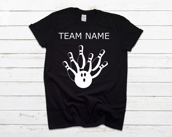Bowling team personalized t shirt, custom bowling shirt