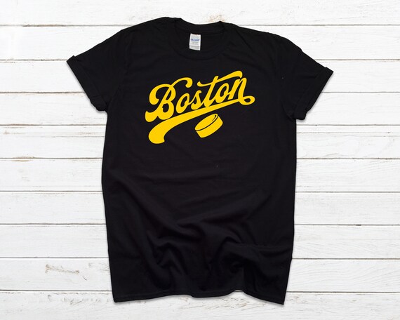 Boston Hockey Puck Shirt