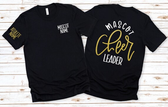 Custom Mascot Cheerleader Tee