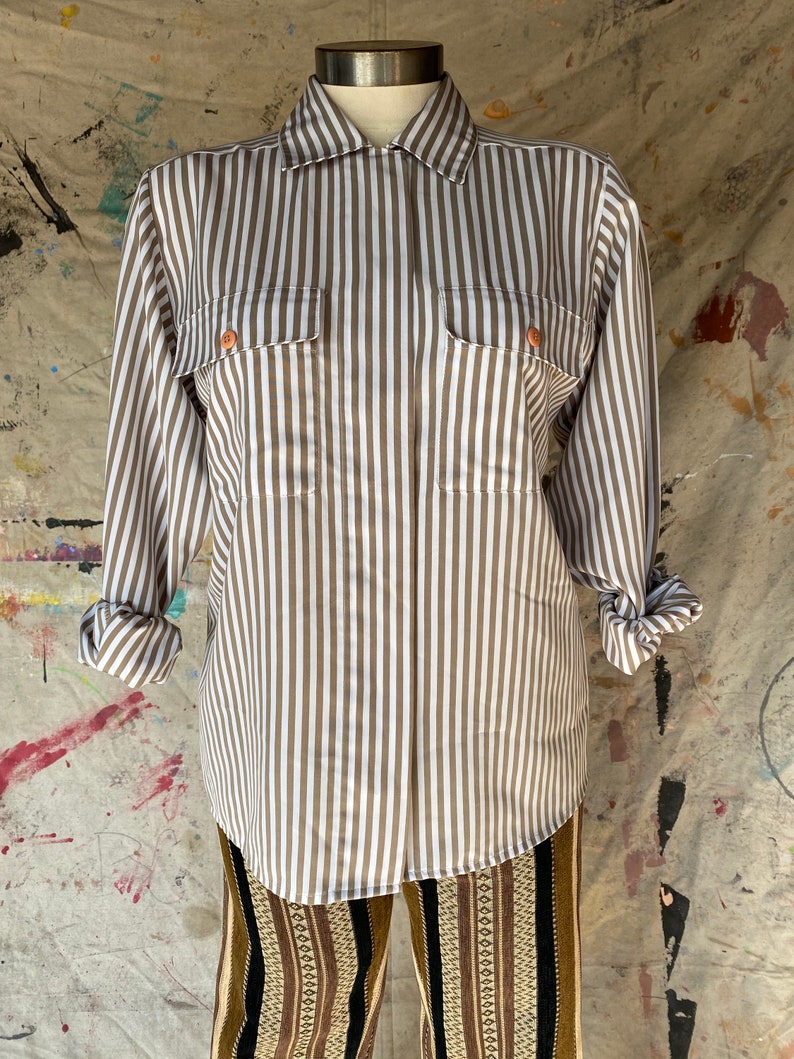 Classic Striped Button Up