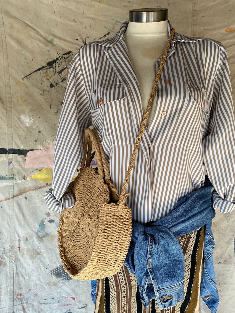 Classic Striped Button Up