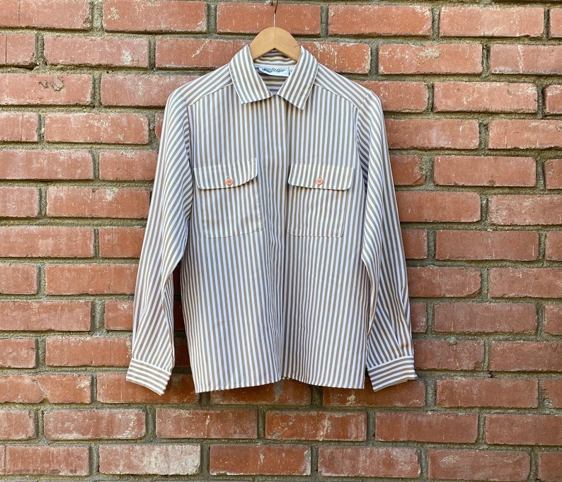 Classic Striped Button Up