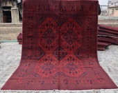 Size 6 39 9 x 9 39 7 Ft, Gorgeous Afghan Turkoman Khal Mohammadi Area Rug, Caucasian Area Rug, Turkish Rug, Armenian Rug Kilim, Wholesale Price
