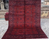 Size 6 39 8 x 9 39 9 Ft, Gorgeous Afghan Turkoman Khal Mohammadi Area Rug, Caucasian Area Rug, Turkish Rug, Armenian Rug Kilim, Wholesale Price