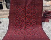 Size 6 39 9 x 9 39 8 Ft, Gorgeous Afghan Turkoman Khal Mohammadi Area Rug, Caucasian Area Rug, Turkish Rug, Armenian Rug Kilim, Wholesale Price